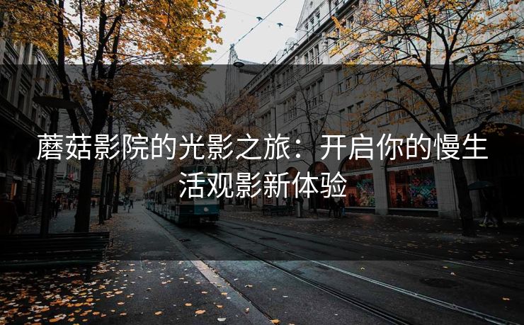 蘑菇影院的光影之旅：开启你的慢生活观影新体验