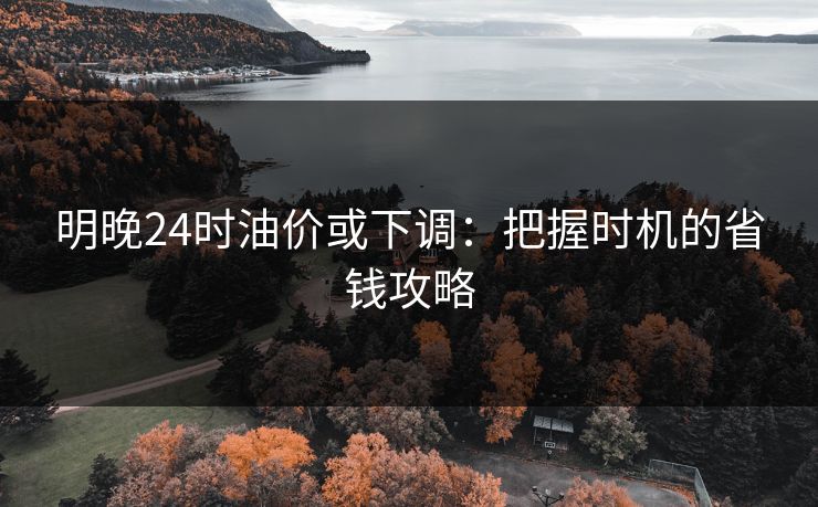 明晚24时油价或下调：把握时机的省钱攻略